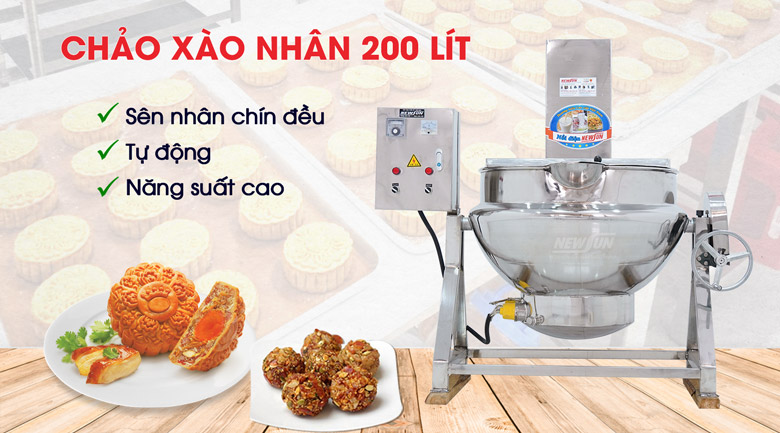 Nồi sên nhân 200 lít